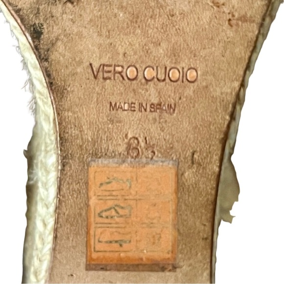 Kate Spade Black Suede Espadrille Wedge Sandals with Ribbon Flower Accent - Picture 8 of 9